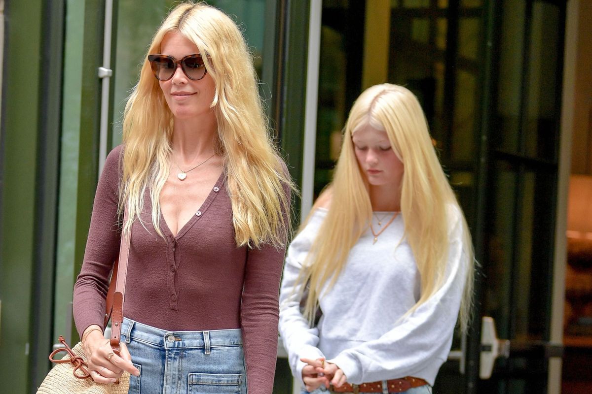 Claudia Schiffer lánya tiszta édesanyja. 