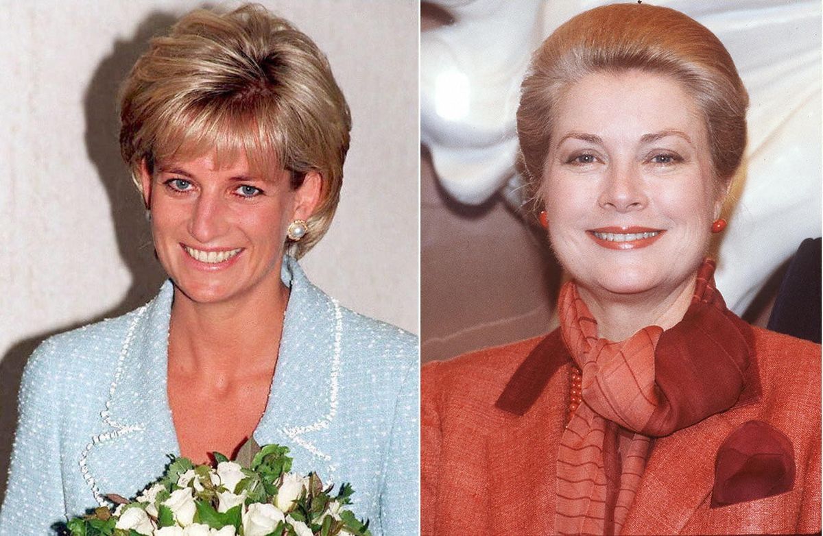 Diana hercegné és a monacói hercegné Grace Kelly