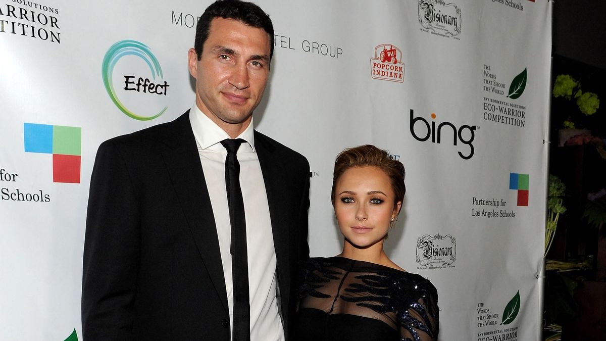 Hayden Panettiere és Vlagyimir Klicsko 2010-ben Los Angelesben.