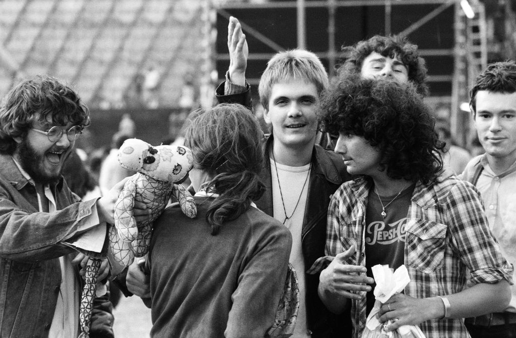 Magyarország, Pilisborosjenő - A felvétel a Fenevad Fesztiválon, a Grizzly II: The Concert című film forgatása alkalmával készült 1983-ban.