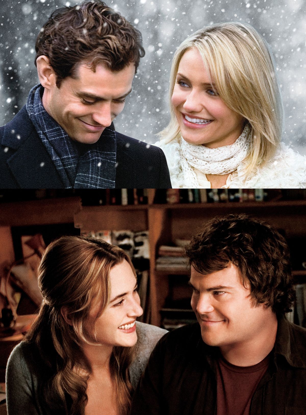 The Holiday
Year : 2006 USA
Director : Nancy Meyers
Cameron Diaz, Jude Law, Kate Winslet, Jack Black
Poster(Key Art)
Restricted to editorial use. See caption for more information about restrictions.
It is forbidden to reproduce the photograph out of context of the promotion of the film. It must be credited to the Film Company and/or the photographer assigned by or authorized by/allowed on the set by the Film Company. Restricted to Editorial Use. Photo12 does not grant publicity rights of the persons represented. (Photo by 7e Art/Columbia Pictures / Photo12 via AFP)