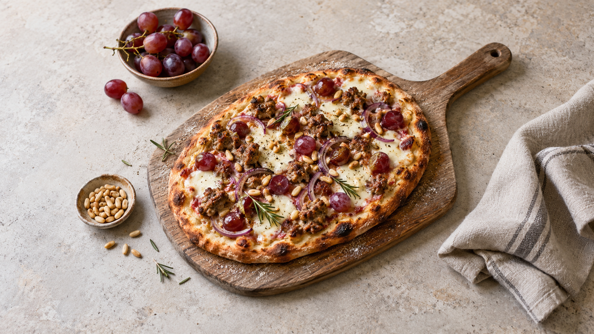 30 perces pizza Jamie Olivertől: egyszerre édes és sós