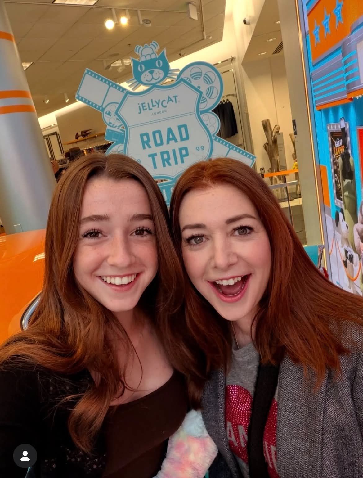 Alyson Hannigan és lánya.