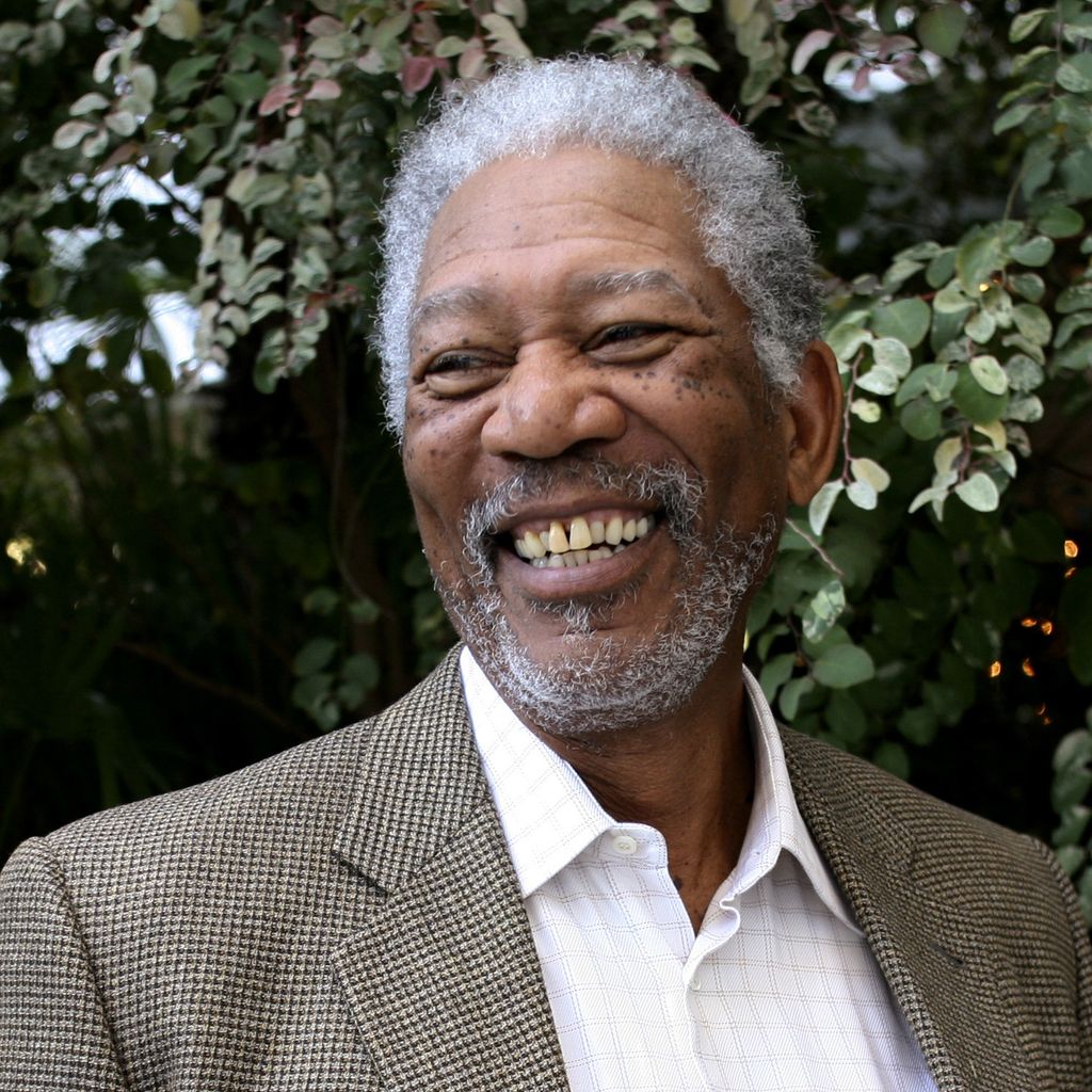 Morgan Freeman színésznek sem voltak még világító fogai 2006-ban.