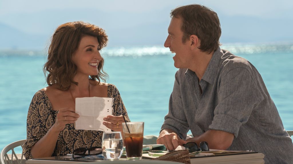 Nia Vardalos „Toula” szerepében, John Corbett pedig „Ian” szerepében a Bazi nagy görög lagzi 3. részében 2023-ban.