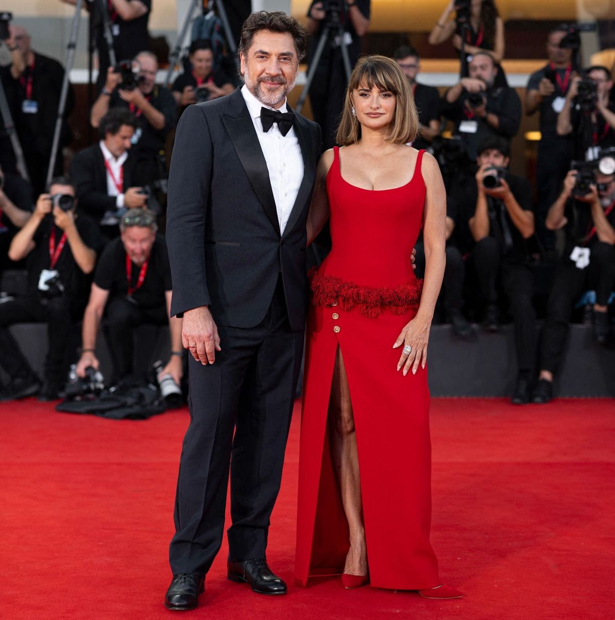 Penélope Cruz és Javier Bardem a velencei filmfesztiválon 2026-ban.