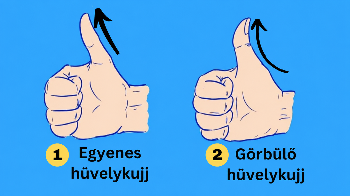 Személyiségteszt: hogyan áll a hüvelykujjad?