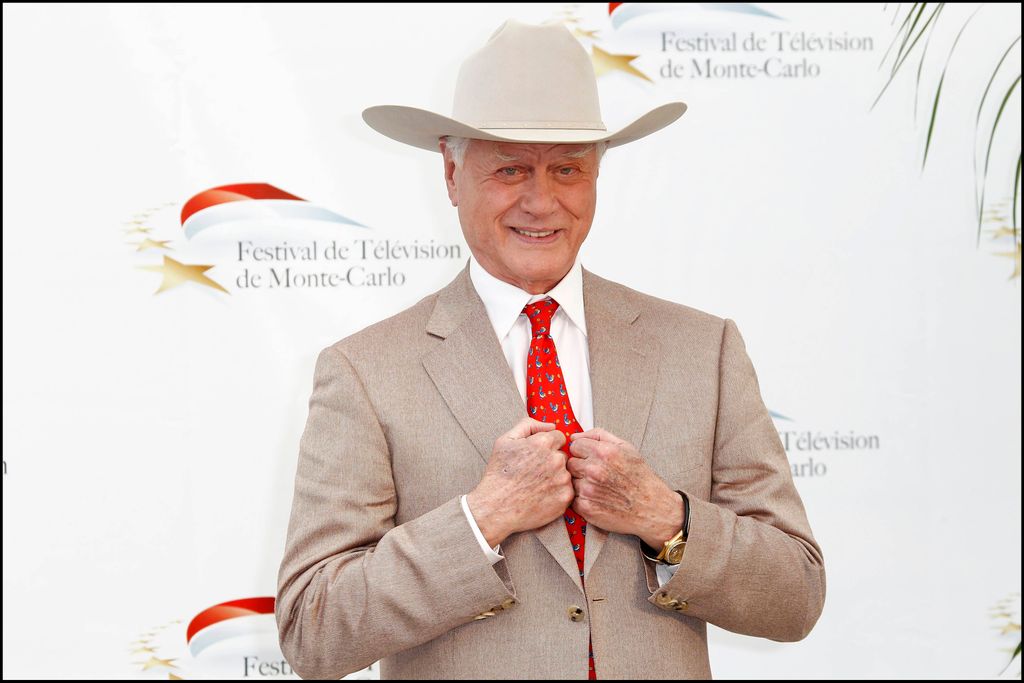 Larry Hagman 2010. június 8-án a monacói Monte-Carlo Grimaldi Forumban megrendezett 2010-es Monte Carlo-i Televíziós Fesztiválon.