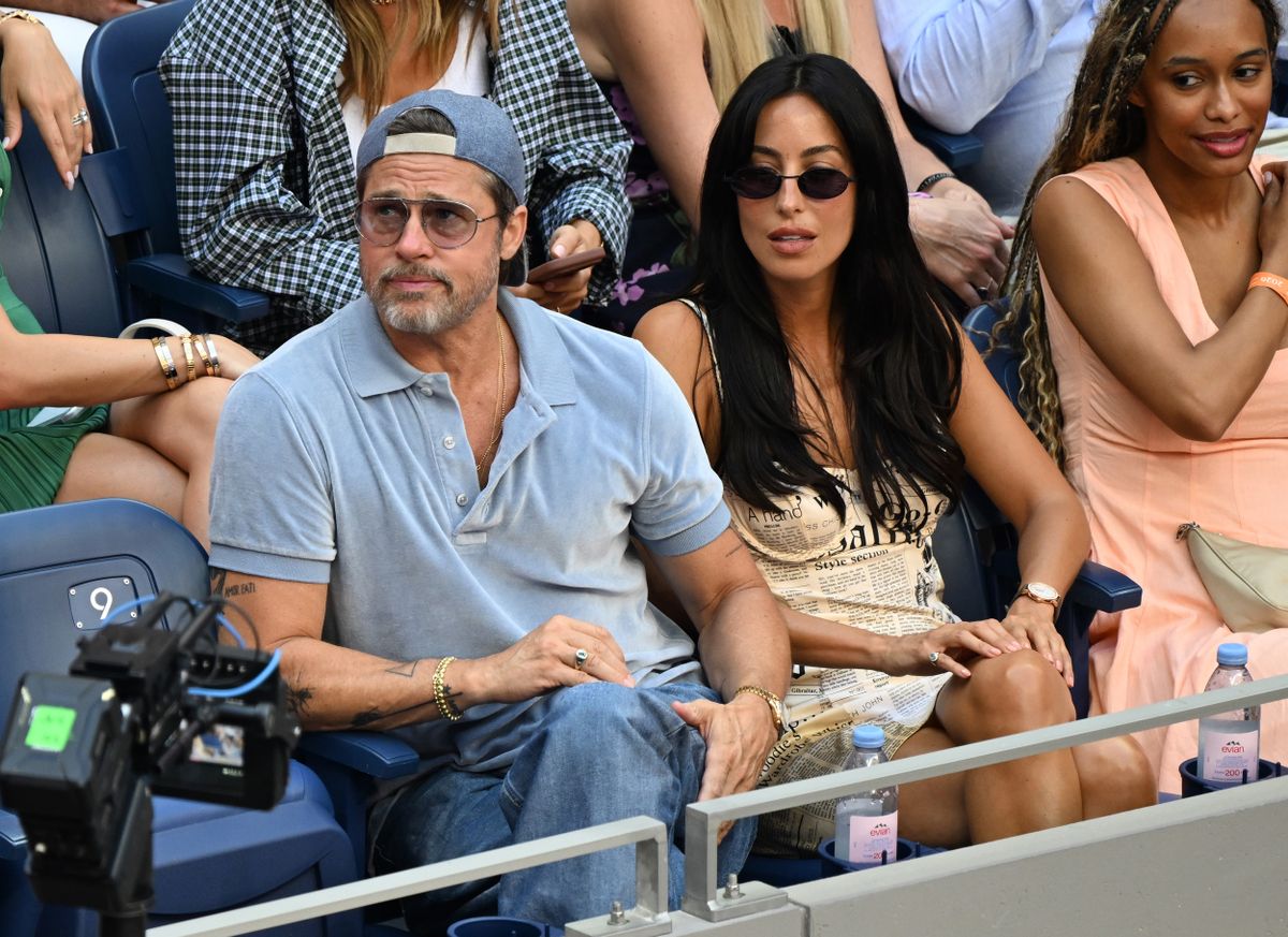 Brad Pitt Ines De Ramonnal a US Openen.