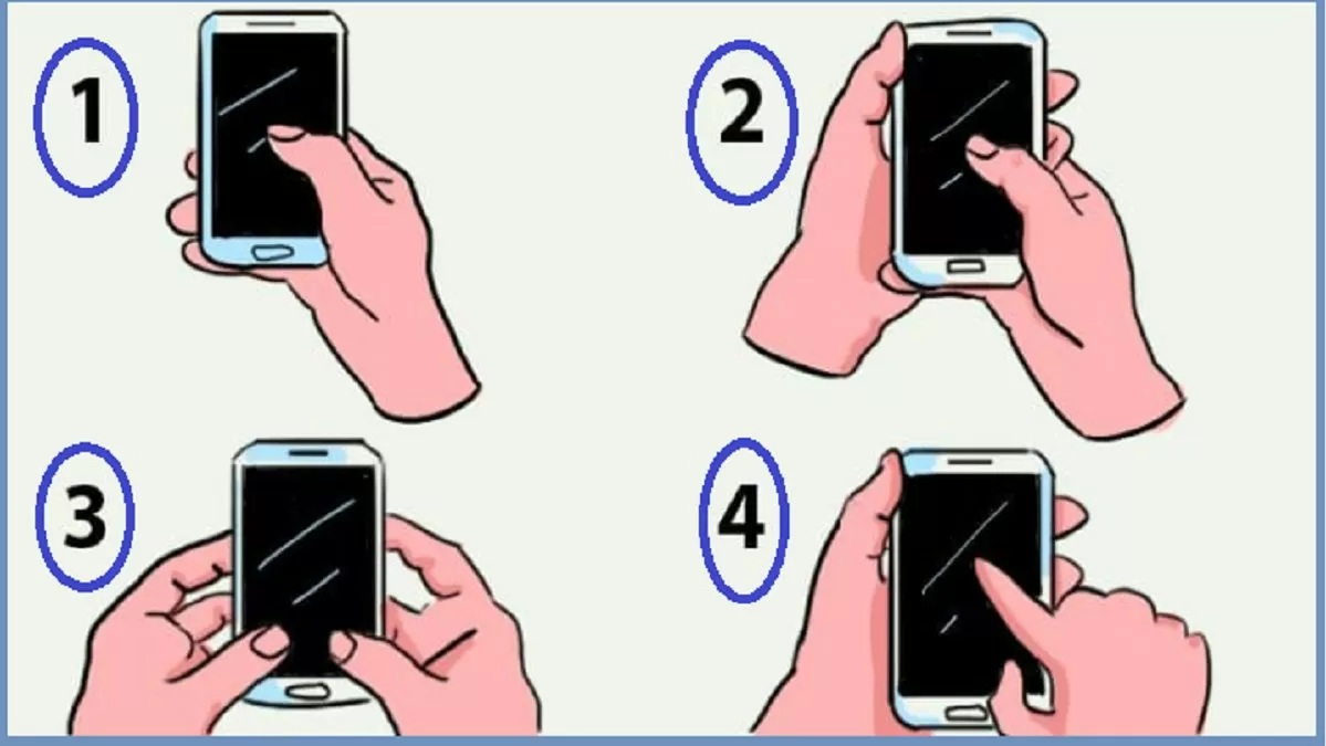 Személyiségteszt: hogyan tartod a telefonod?