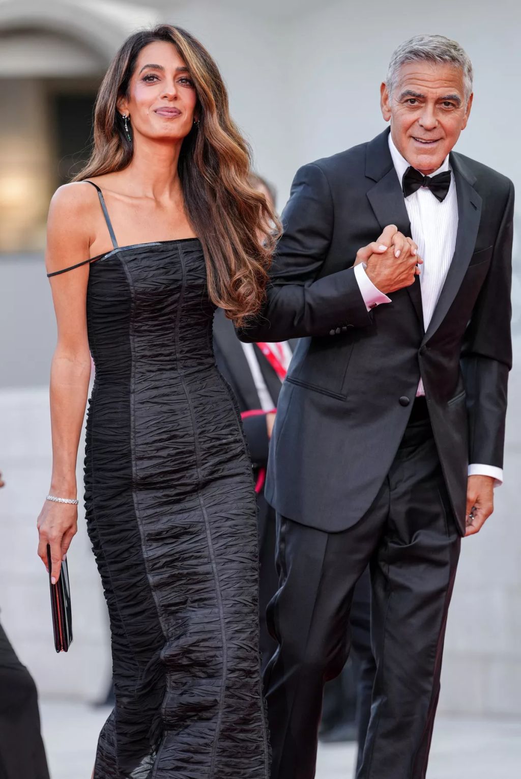 George Clooney nagyon elemében volt a velencei filmfesztiválon.