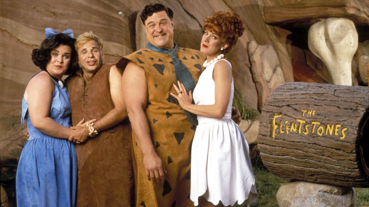 La famille Pierrafeu The Flintstones Year: 1994 - USA Rosie O'Donnell, Rick Moranis, John Goodman , Elizabeth Perkins Director: Brian Levant (Photo by Archives du 7eme Art / Photo12 via AFP)