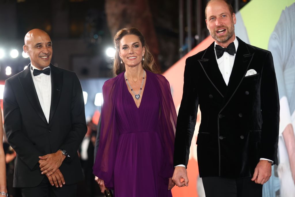 Katalin hercegné és Vilmos herceg megérkeztek a Digger premierjére.