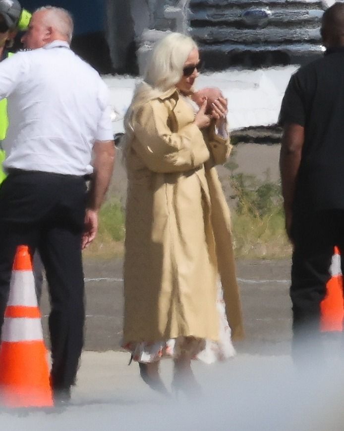 *PREMIUM-EXCLUSIVE* Los Angeles, CA **ALL LICENSING MUST BE NEGOTIATED, REUSE FEES DO NOT APPLY** September 13, 2026 Lady Gaga was seen arriving in Los Angeles with her newborn, shortly after reports confirmed she and fiancé Michael Polansky had welcomed their first child together. *UK Clients - Pictures Containing Children Please Pixelate Face Prior To Publication*,Image: 1135054198, License: Rights-managed, Restrictions: HOLD FOR MARIA., Model Release: no , Pictured: Lady Gaga