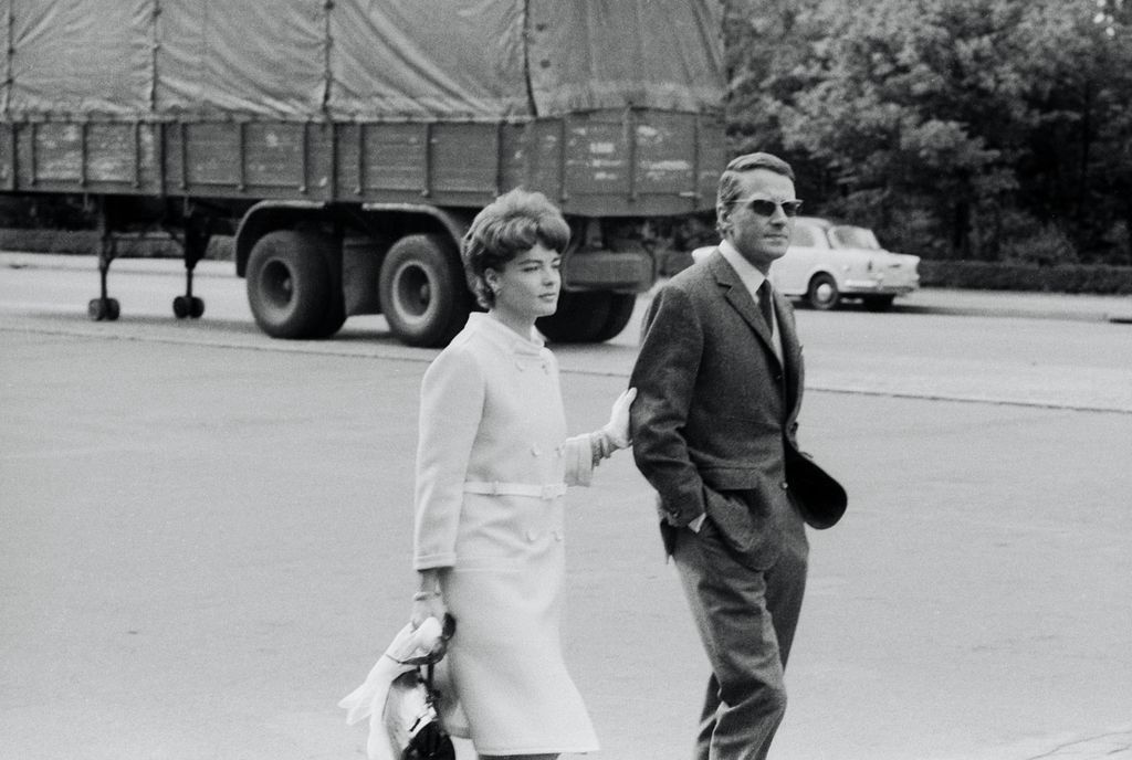 Romy Schneider és első férje, Harry Meyen 1965. április végén.