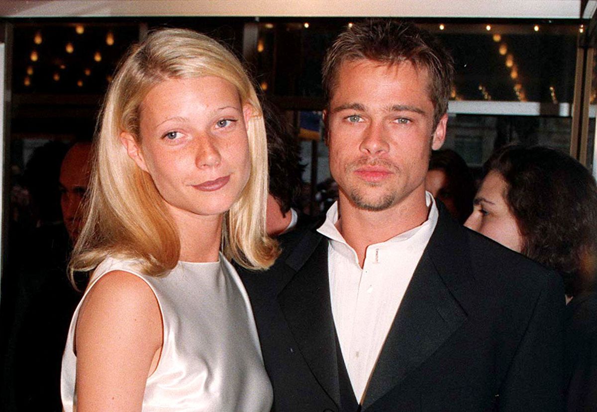 Embargoed to 0001 Thursday October 4
File photo dated 02/12/1996 of Actor Brad Pitt and Gwyneth Paltrow who has said she is grateful to then boyfriend Brad Pitt for protecting her by threatening Harvey Weinstein following an alleged incident of sexual misconduct.
