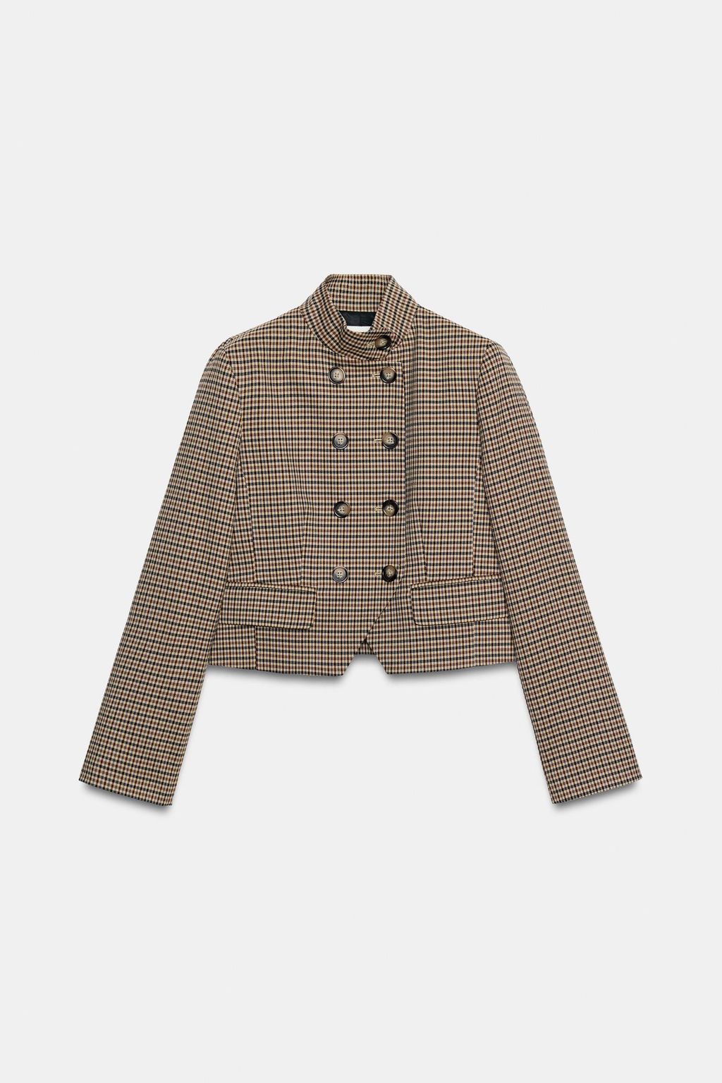 Rövid kockás blézer - Zara 16.995 Ft
