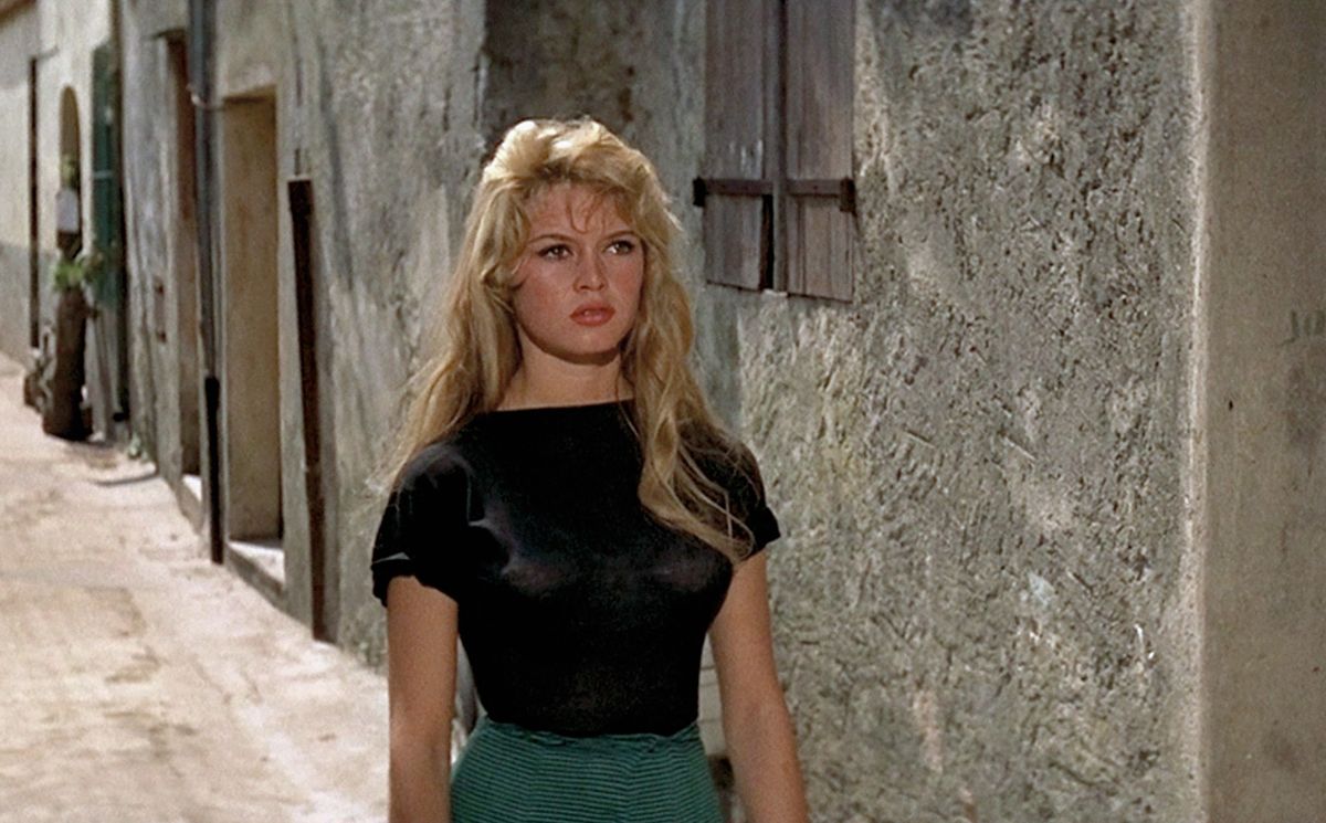 Brigitte Bardot az És Isten megteremté a nőt című filmben.