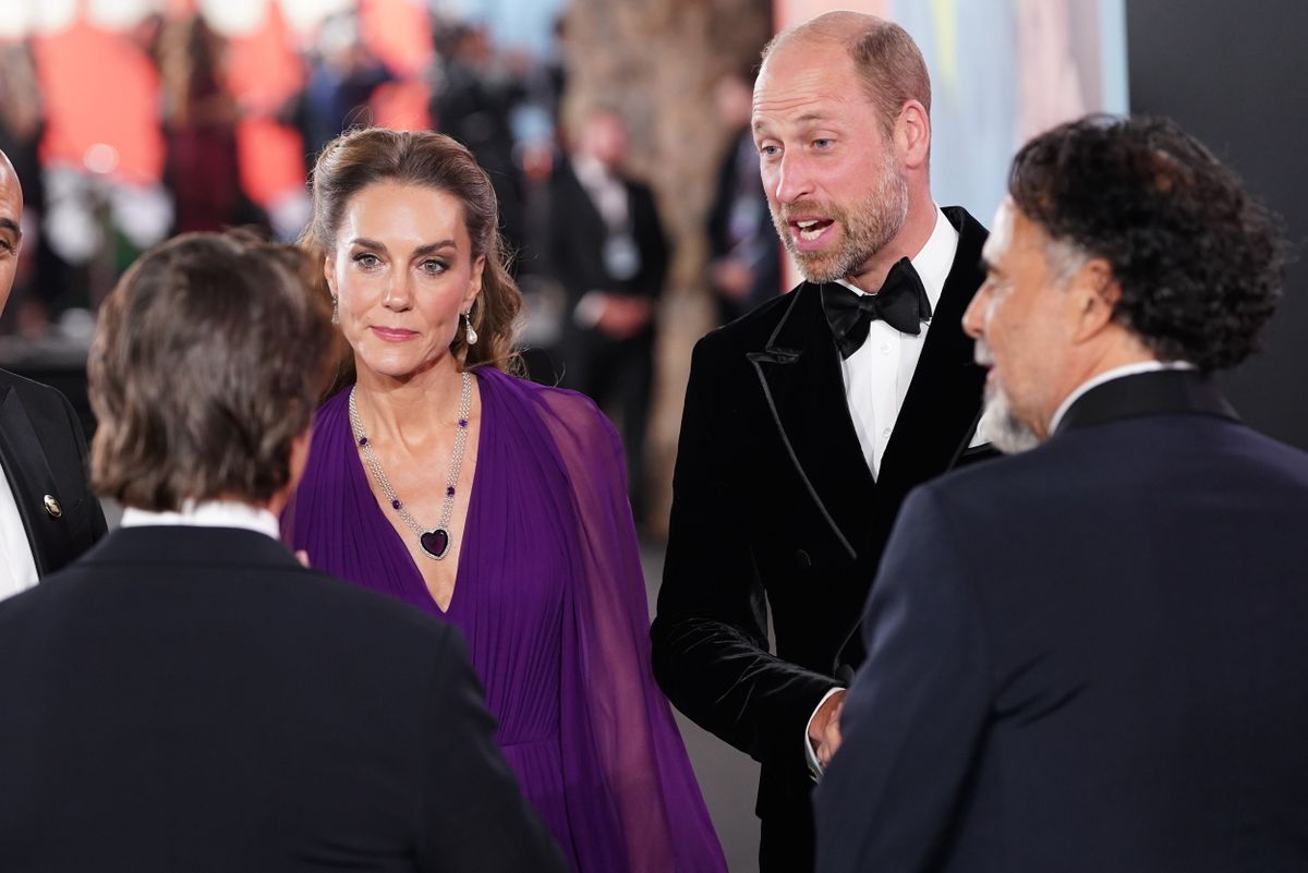 Katalin hercegné és Vilmos herceg a Digger premierjén.