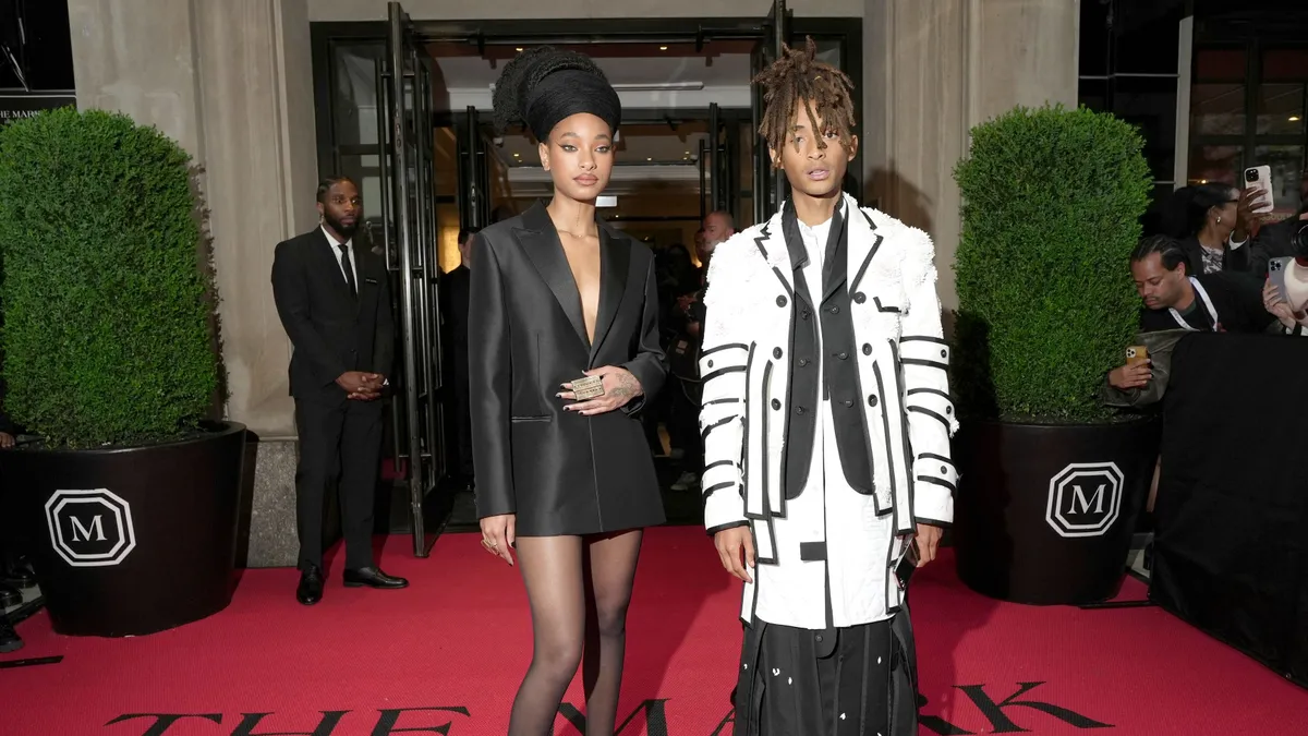 The Mark Hotel: 2024 Met Gala Departures, hírességek gyerekei, Willow és Jaden Smith