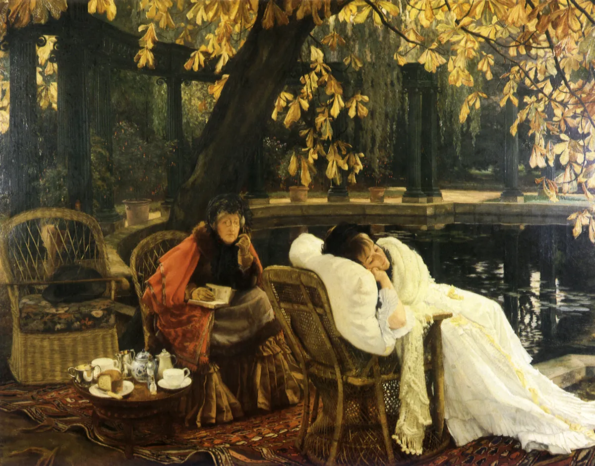 A Convalescent, Tissot, James Jacques Joseph, 1876 . (Photo by: Picturenow/Universal Images Group via Getty Images)
