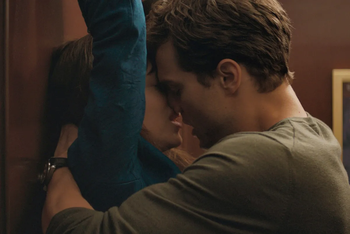 Fifty Shades of GreyYear : 2015 USADirector : Sam Taylor-JohnsonDakota Johnson, Jamie Dornan.It is forbidden to reproduce the photograph out of context of the promotion of the film. It must be credited to the Film Company and/or the photographer assigned by or authorized by/allowed on the set by the Film Company. Restricted to Editorial Use. Photo12 does not grant publicity rights of the persons represented. (Photo by Universal Pictures / Archives du 7eme Art / Photo12 via AFP)