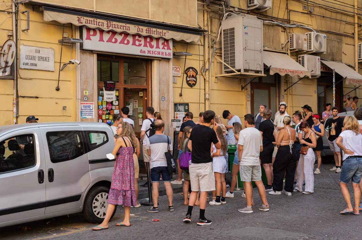 Nápoly első pizzériája.
