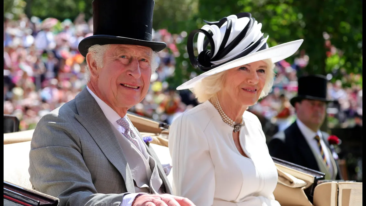Royals attend the Royal Ascot Day Four races, Ascot, UK.