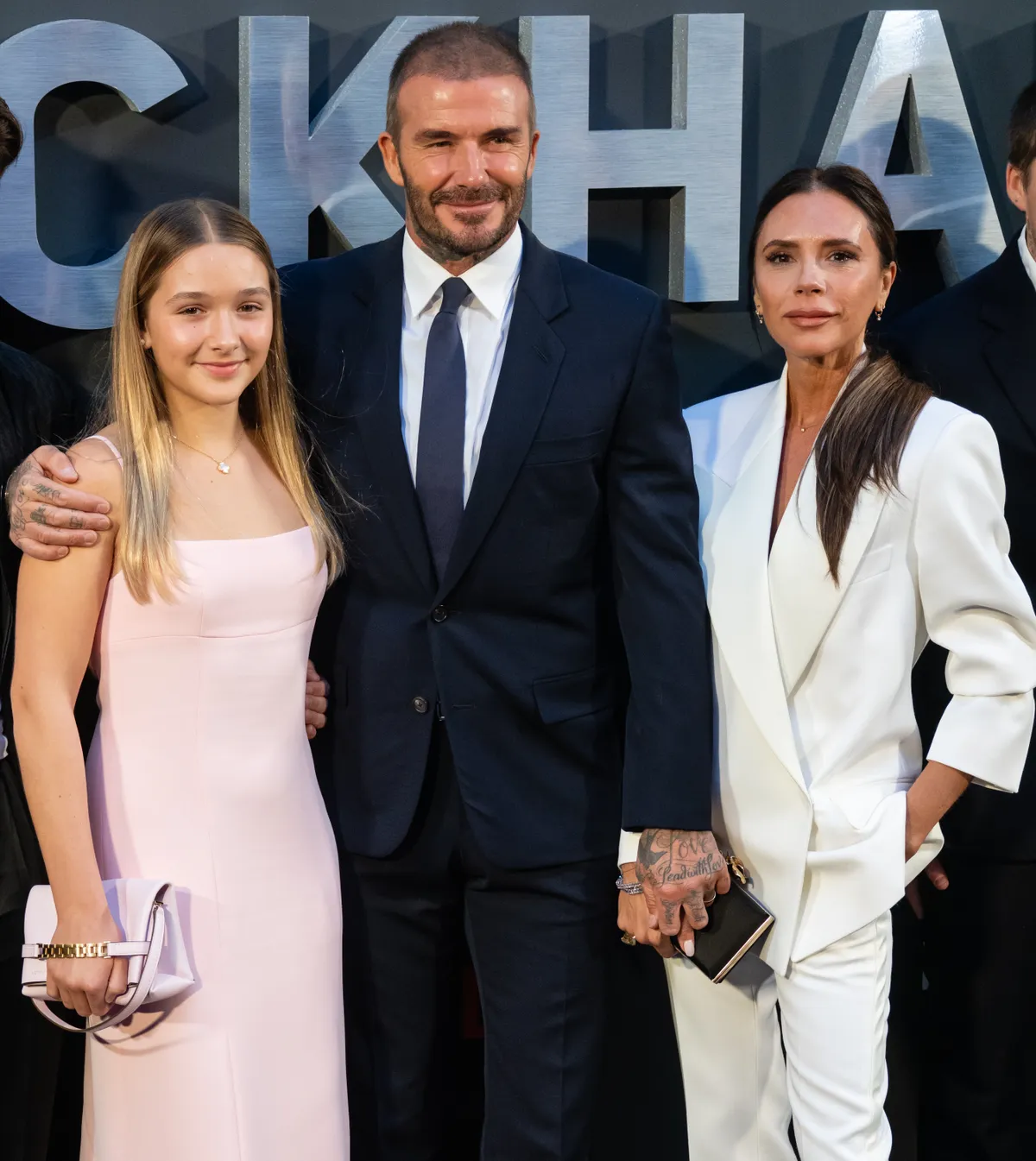Victoria Beckham, David Beckham és lányuk, Harper