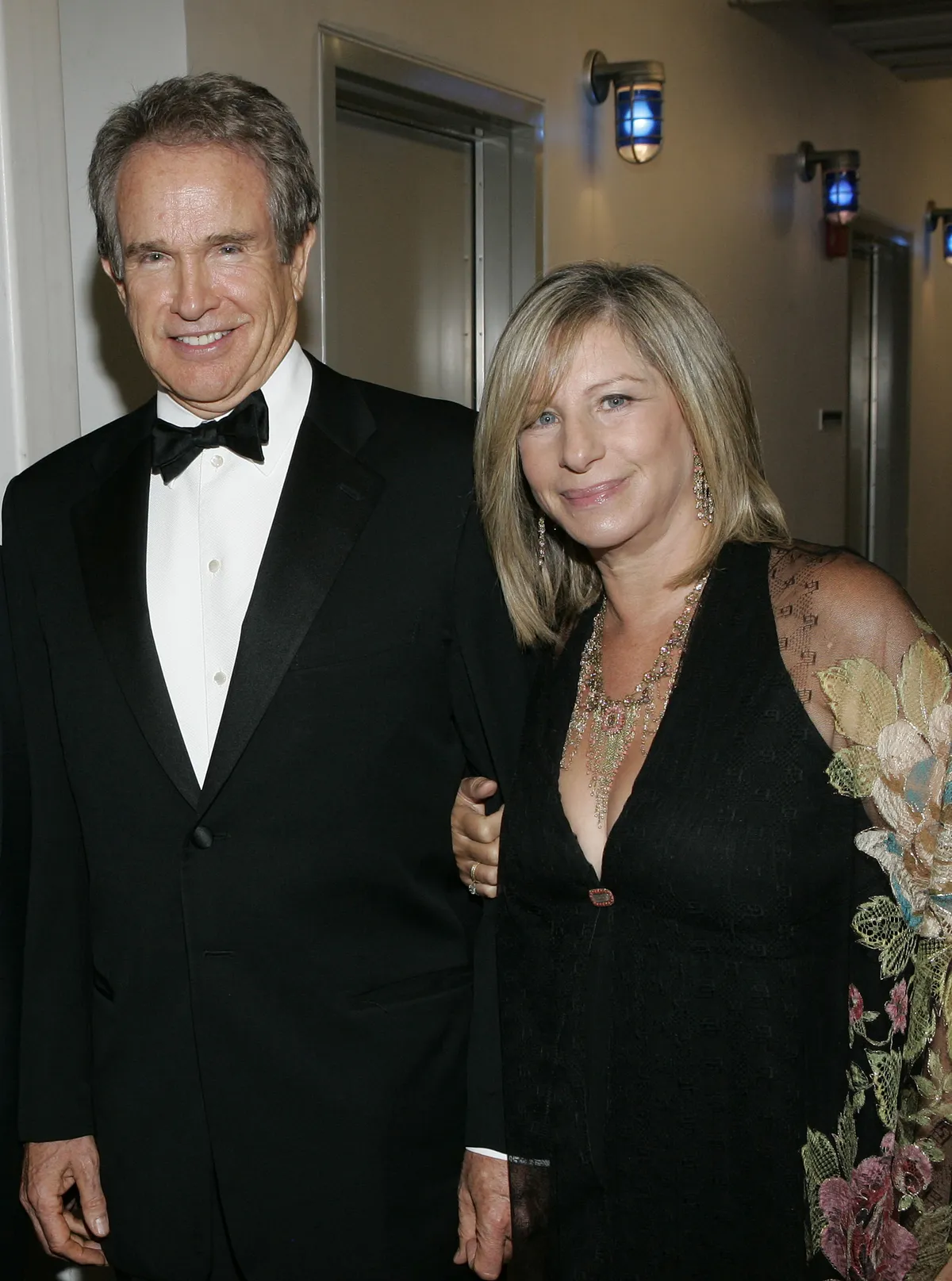 (EXCLUSIVE, Premium Rates Apply) Warren Beatty and Barbra Streisand. **exclusive** (Photo by Mathew Imaging/FilmMagic)