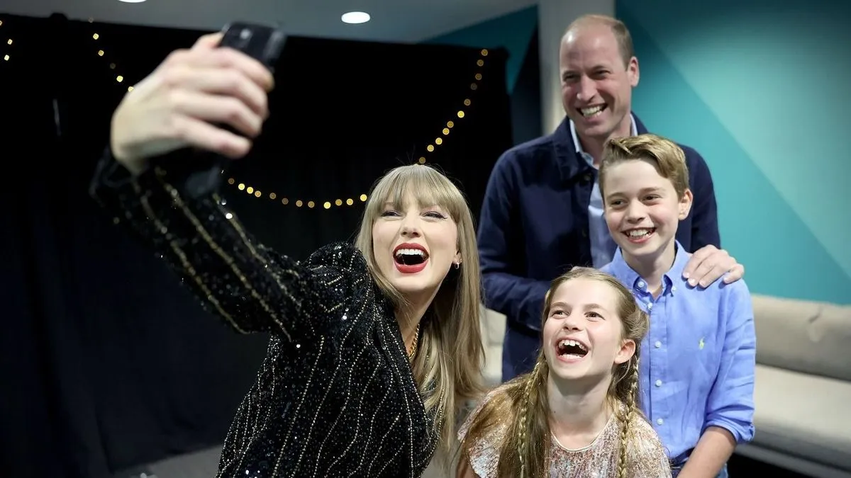 Taylor Swift a londoni koncertje után találkozott Vilmossal, Saroltával és Györggyel