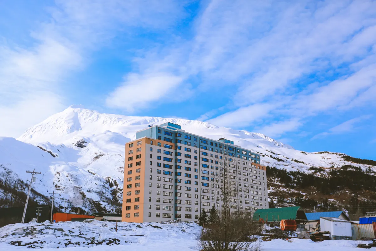 Whittier Alaska, disztópikus lakás