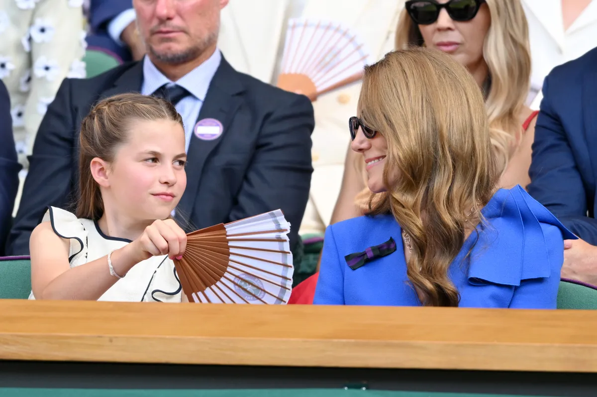 Katalin hercegné és Sarolta hercegnő Wimbledonban