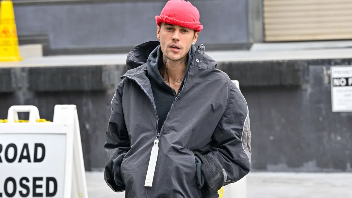 LOS ANGELES, CA - APRIL 15: Justin Bieber is seen on April 15, 2025 in Los Angeles, California. (Photo by DUTCH/Bauer-Griffin/GC Images)