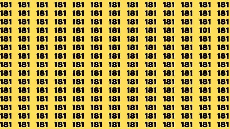 Optikai illúziós IQ-teszt: megtalálod a 181-esek között a 101-est?