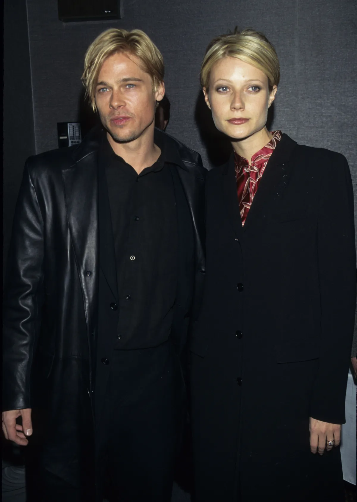 Brad Pitt and Gwyneth Paltrow during "The Devil's Own" Premiere at Cinema One in New York City, New York, United States. (Photo by Ke.Mazur/WireImage)