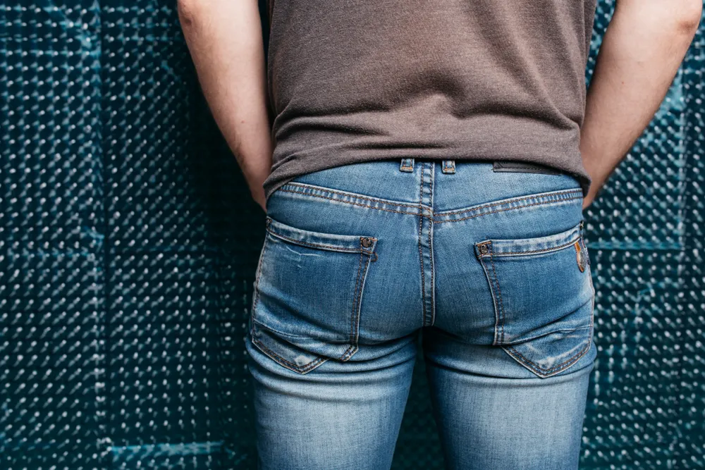 férfi skinny farmer