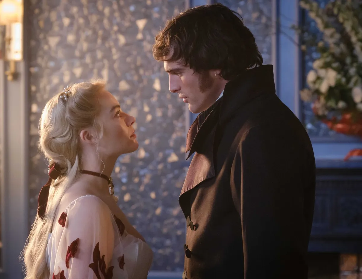 Wuthering Heights (2026)
Margot Robbie as Catherine Earnshaw
Jacob Elordi as Heathcliff
*Filmstill - Editorial Use Only*,Image: 1067447461, License: Rights-managed, Restrictions: Filmstill // HANDOUT / EDITORIAL USE ONLY!
Please note: Fees charged by the agency are for the agency’s services only, and do not, nor are they intended to, convey to the user any ownership of Copyright or License in the material. The agency does not claim any ownership including but not limited to Copyright or License in the attached material. By publishing this material you expressly agree to indemnify and to hold the agency and its directors, shareholders and employees harmless from any loss, claims, damages, demands, expenses (including legal fees), or any causes of action or allegation against the agency arising out of or connected in any way with publication of the material., ***
HANDOUT image or SOCIAL MEDIA IMAGE or FILMSTILL for EDITORIAL USE ONLY! * Please note: Fees charged by Profimedia are for the Profimedia's services only, and do not, nor are they intended to, convey to the user any ownership of Copyright or License in the material. Profimedia does not claim any ownership including but not limited to Copyright or License in the attached material. By publishing this material you (the user) expressly agree to indemnify and to hold Profimedia and its directors, shareholders and employees harmless from any loss, claims, damages, demands, expenses (including legal fees), or any causes of action or allegation against Profimedia arising out of or connected in any way with publication of the material. Profimedia does not claim any copyright or license in the attached materials. Any downloading fees charged by Profimedia are for Profimedia's services only. * Handling Fee Only
***, Model Release: no