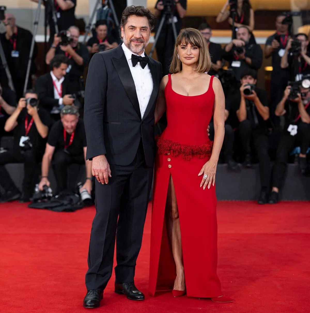 Penélope Cruz és Javier Bardem a velencei filmfesztiválon 2026-ban.