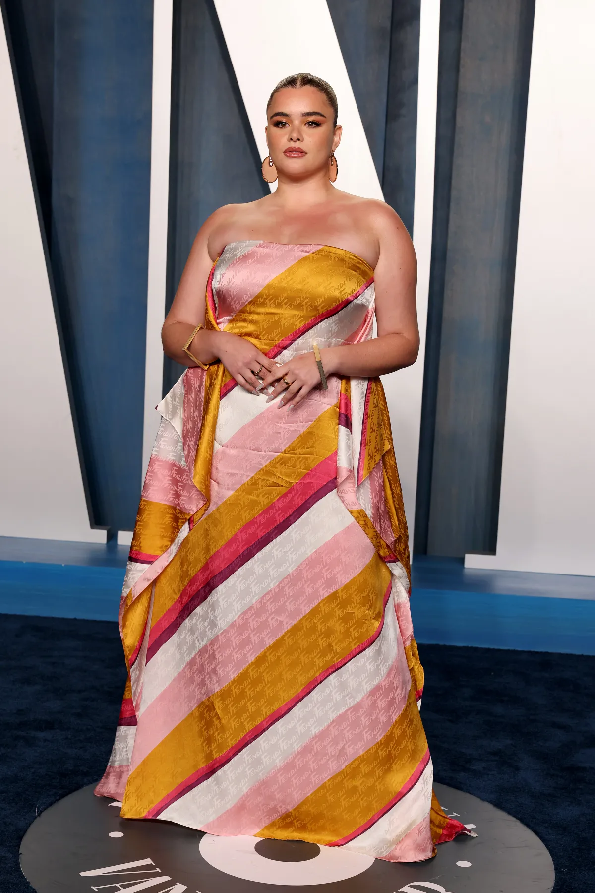 BEVERLY HILLS, CALIFORNIA - MARCH 27: Barbie Ferreira attends the 2022 Vanity Fair Oscar Party Hosted By Radhika Jones at Wallis Annenberg Center for the Performing Arts on March 27, 2022 in Beverly Hills, California. (Photo by John Shearer/Getty Images)