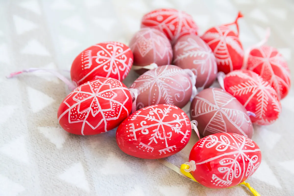 népi tojásfestés