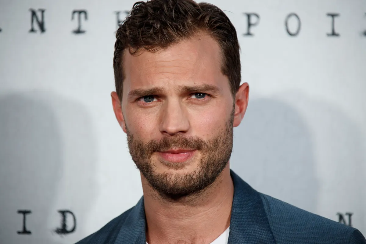 LONDON, ENGLAND - AUGUST 30:  Jamie Dornan arrives for the UK Film premiere of "Anthropoid" at BFI Southbank on August 30, 2016 in London, England.  (Photo by Mike Marsland/Mike Marsland/WireImage)
