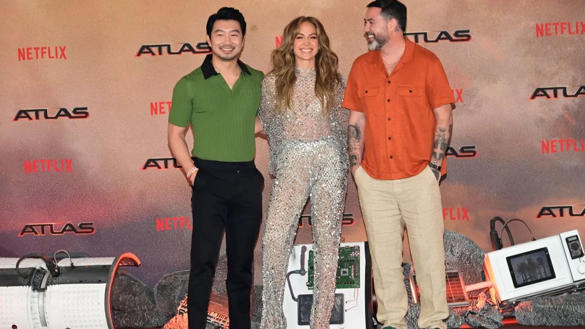 Jennifer Lopez Atlas Film Press Conference