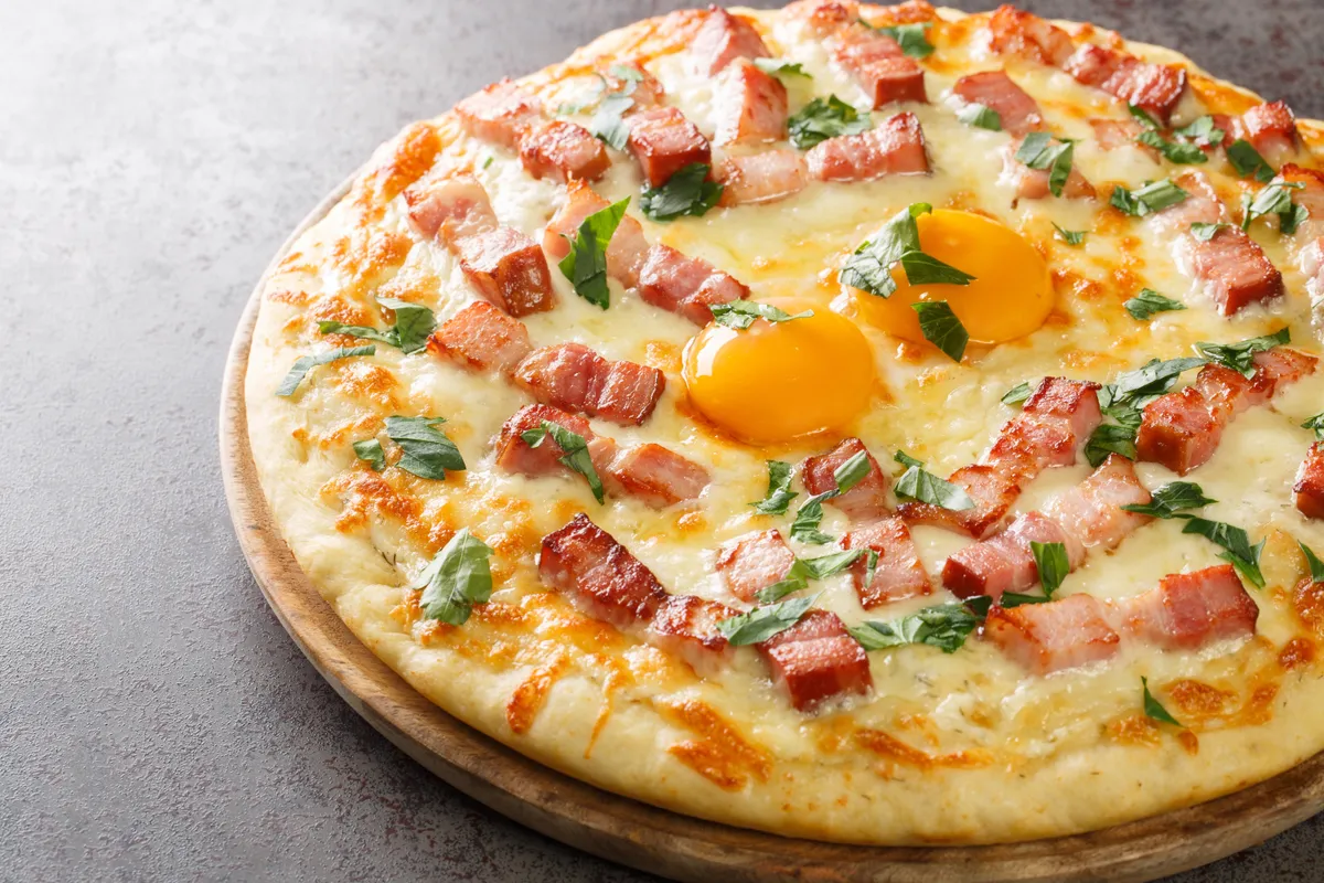 Diétás szupermodellpizza tojással