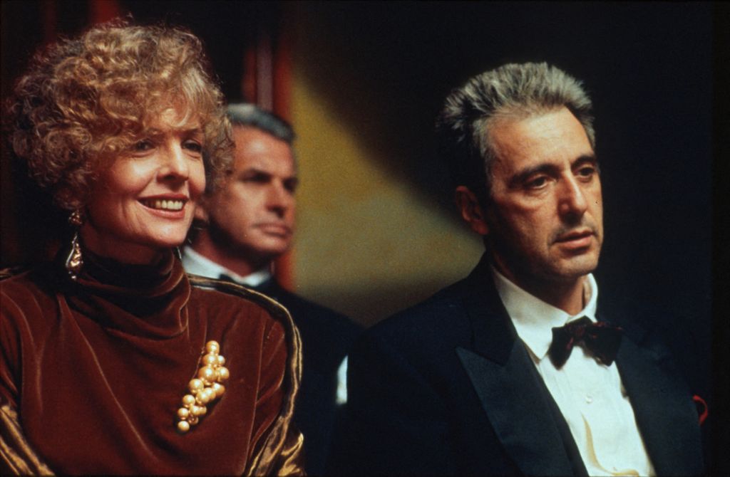 Diane Keaton és Al Pacino A Keresztapa III-ban 1990-ben.