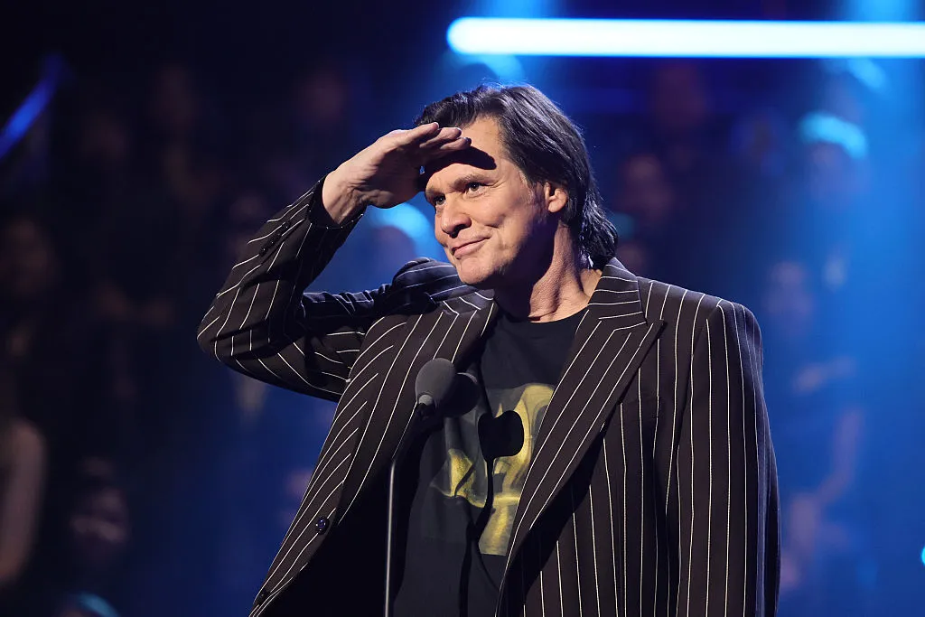 Jim Carrey színész a színpadon