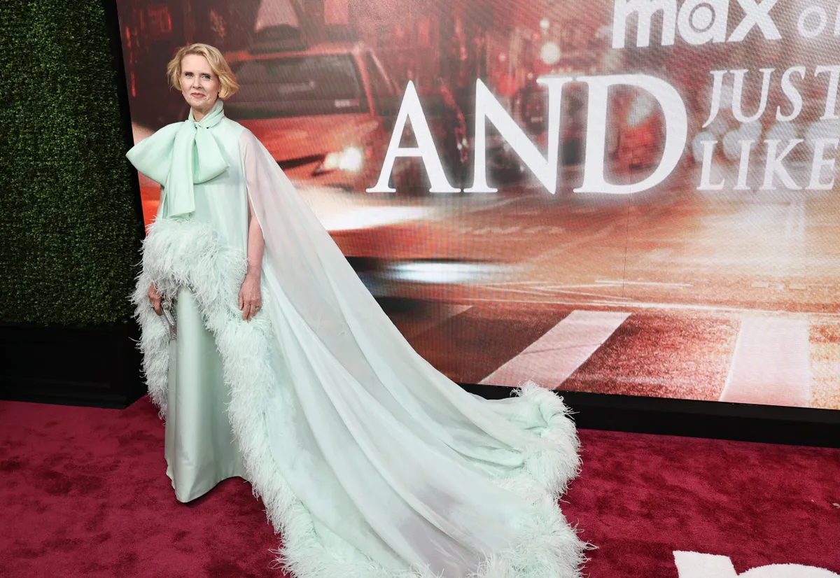 NEW YORK, NEW YORK - MAY 21: Cynthia Nixon attends Max Original's "And Just Like That" Season 3 Photo Call at Crane Club on May 21, 2025 in New York City. (Photo by Jamie McCarthy/Getty Images)