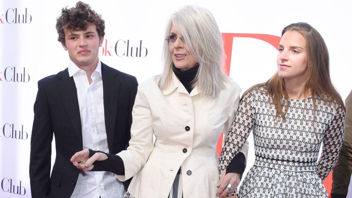 Diane Keaton gyerekei Duke Keaton és Dexter Keaton 2018-ban.