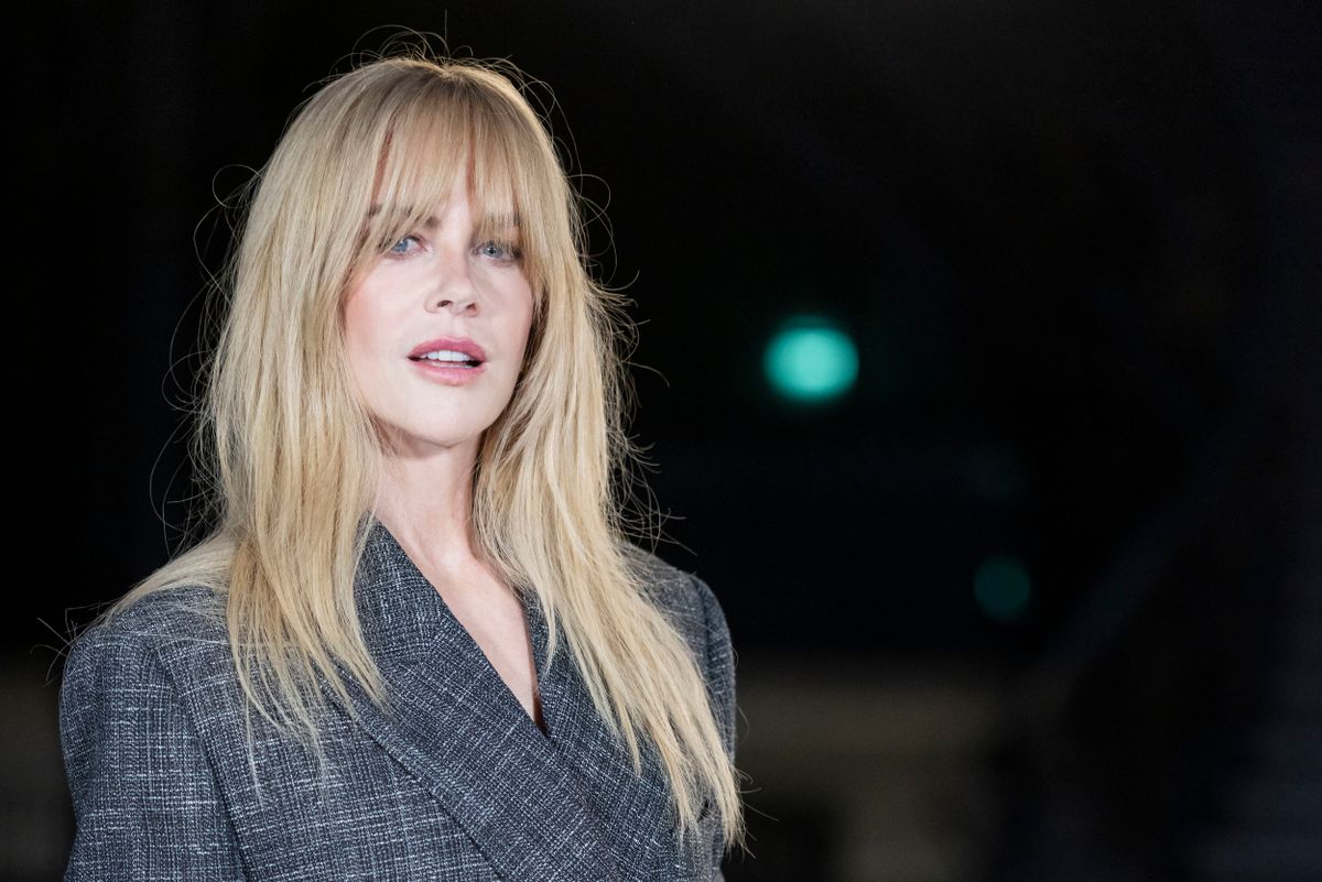 Nicole Kidman hosszú frufruja mindenki figyelmét felkeltette.