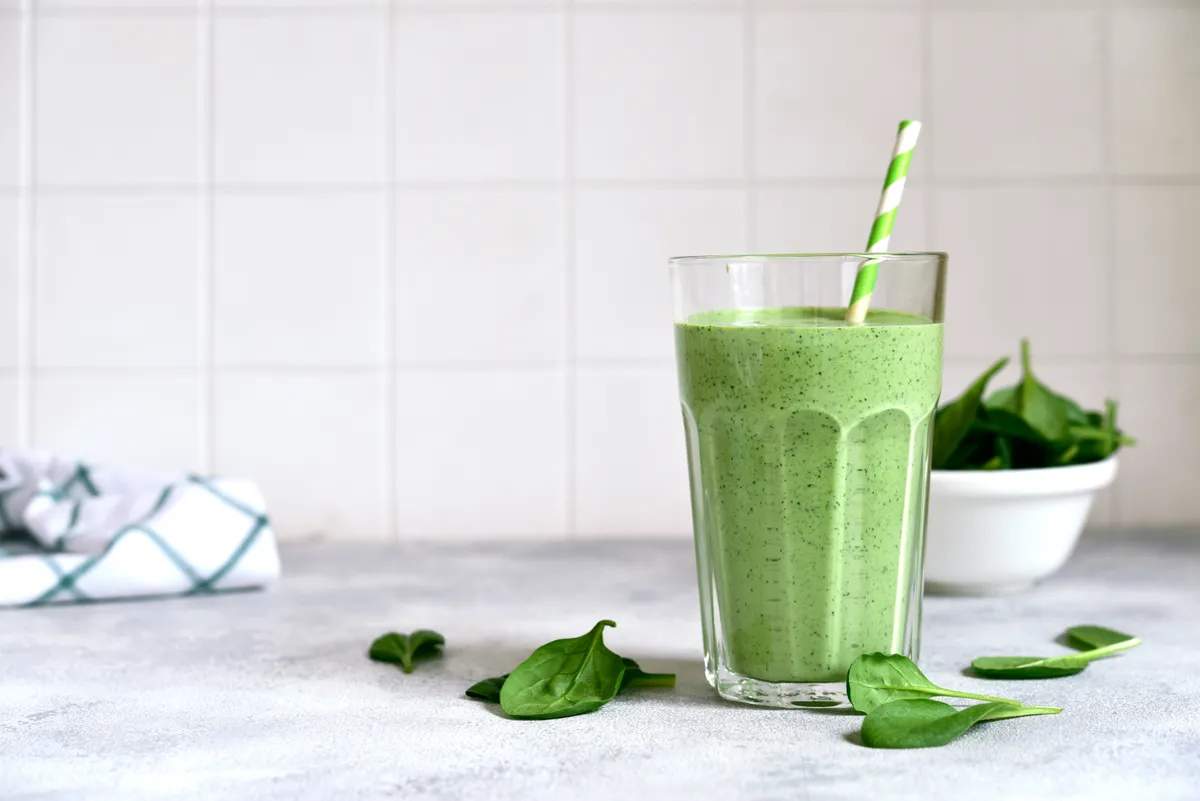 bőrfiatalító spenótos smoothie recept